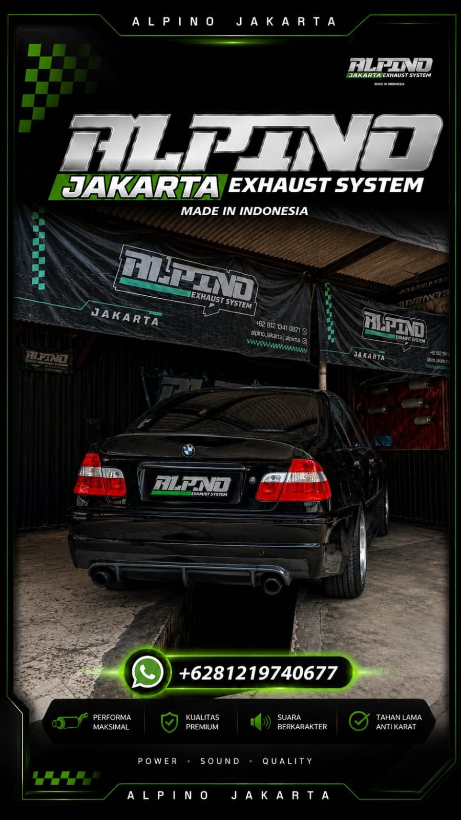 Knalpot Valvetronic BMW