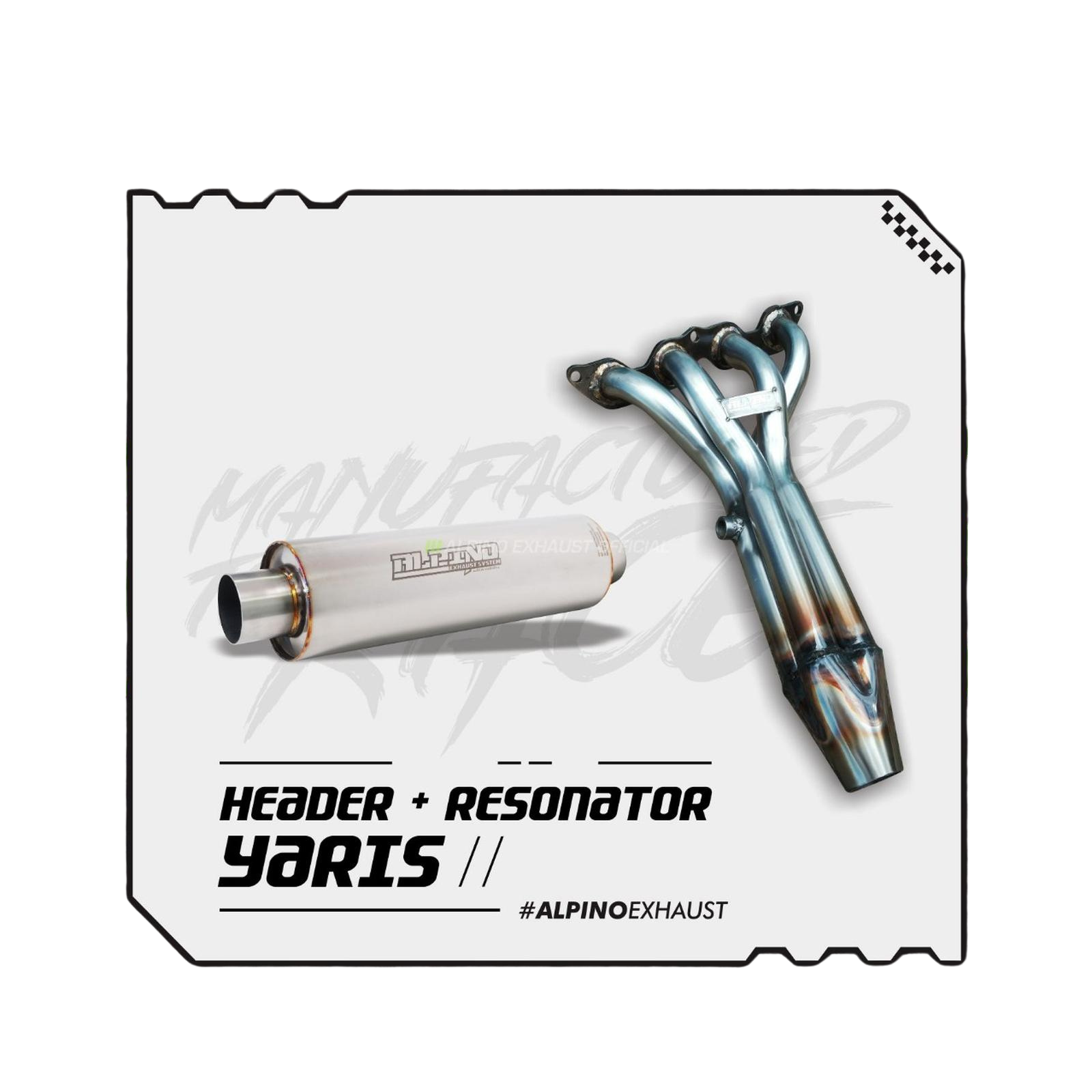 Header Yaris + Resonator
